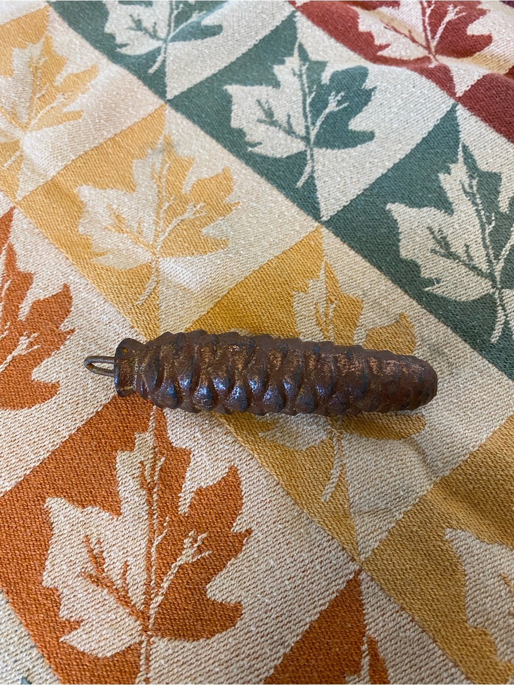 Vintage Cast Iron Pinecone Rustic Fall Decor